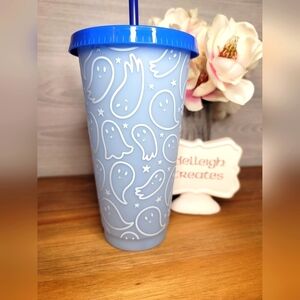 Pale ghosts Colour Changing tumbler